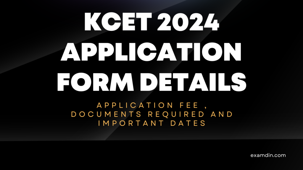 kcet application form 2024 documents required